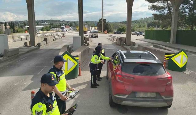 Gaziantep'te jandarmadan otoyolda bayram denetimi
