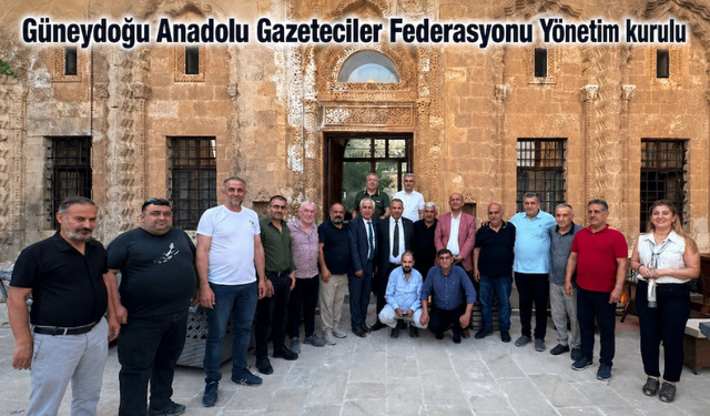 Güneydoğu Gazetecileri seçime gitti! Mehmet Çelik güven tazeledi