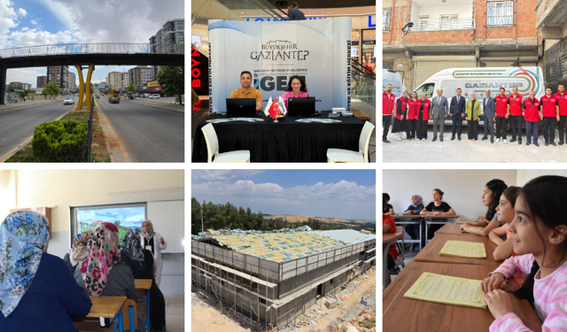 Gaziantep Büyükşehir, hizmetlerle dolu bir haftayı geride bıraktı