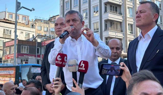 CHP Grup Başkanı Özgür Özel Gaziantep'te: 'Cumhuriyet Halk Partisi'ne, adayına, kurumuna, liderine darbe yapıyorlar'