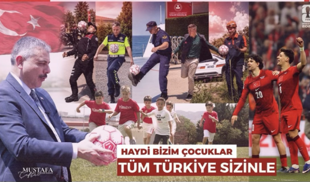 İçişleri Bakanlığı'ndan Milli Takım'a destek klibi!