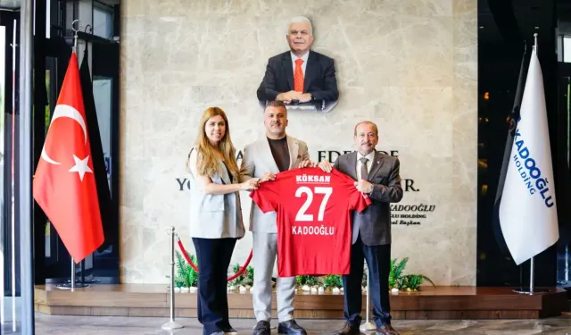Gaziantep FK Başkanı Memik Yılmaz'dan Kadooğlu'na ziyaret