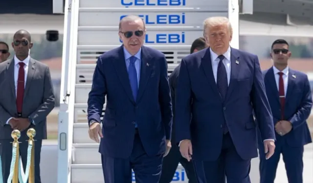 ABD Başkanı Donald Trump Ankara'da! Cumhurbaşkanı Erdoğan karşıladı...