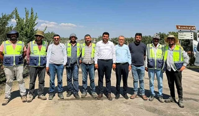 Başkan Şahin'e Araban'daki asfalt hizmeti için teşekkür