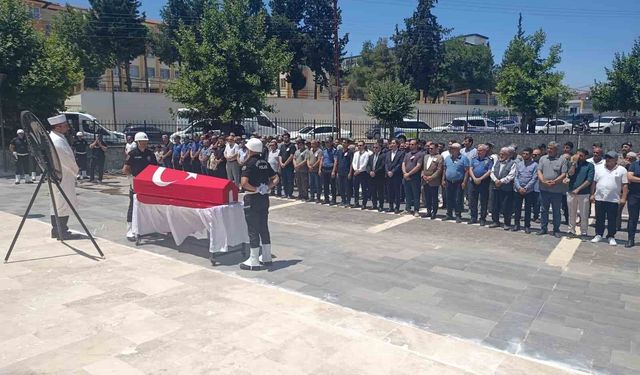 Gaziantep'te polis memuru son yolculuğuna uğurlandı