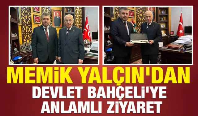 İş İnsanı Memik Yalçın'dan Devlet Bahçeli'ye Anlamlı Ziyaret
