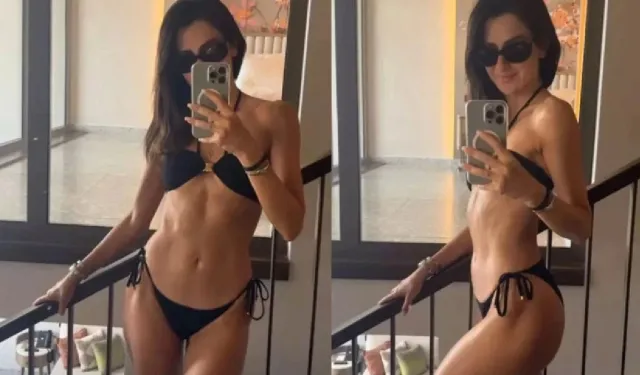 Nesrin Cavadzade tatil pozlarıyla gündem oldu! Bikinili paylaşımına beğeni yağdı