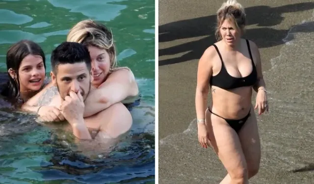 Wanda Nara tatilde! Plaj görüntüleri sosyal medyada gündem oldu