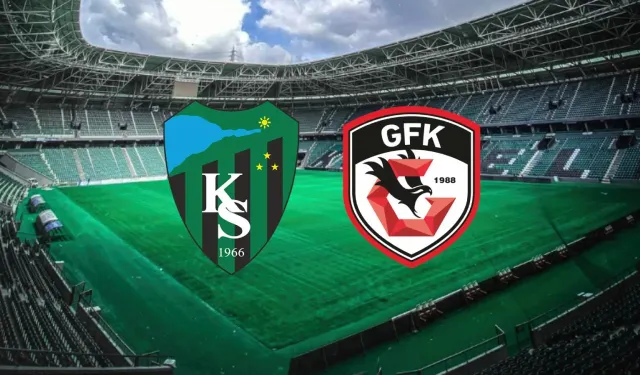 Kocaelispor - Gaziantep FK maçının ilk 11'leri belli oldu