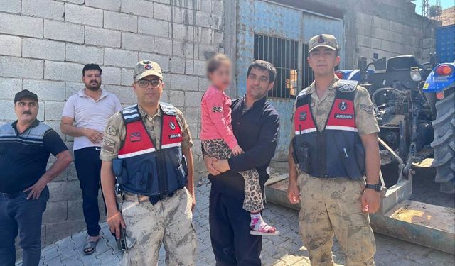 Kilis'te kaybolan down sendromlu çocuk jandarma ekiplerince bulundu