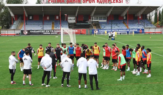 Gaziantep FK, Erzurumspor maçı hazırlıklarına devam etti