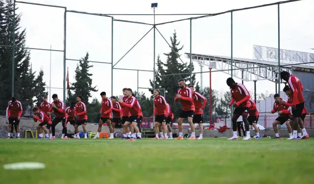 Gaziantep FK'da tempo yoğun! Çorum FK maçı hazırlıkları devam etti