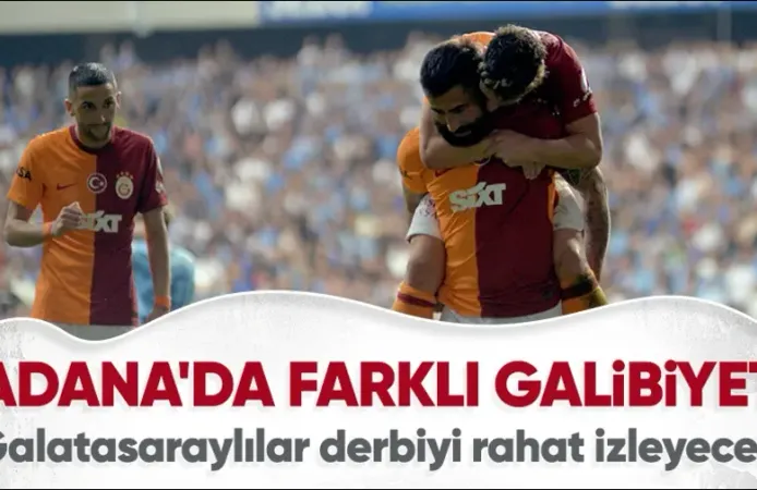 Galatasaray, Adana Demirspor'u 3-0 yendi