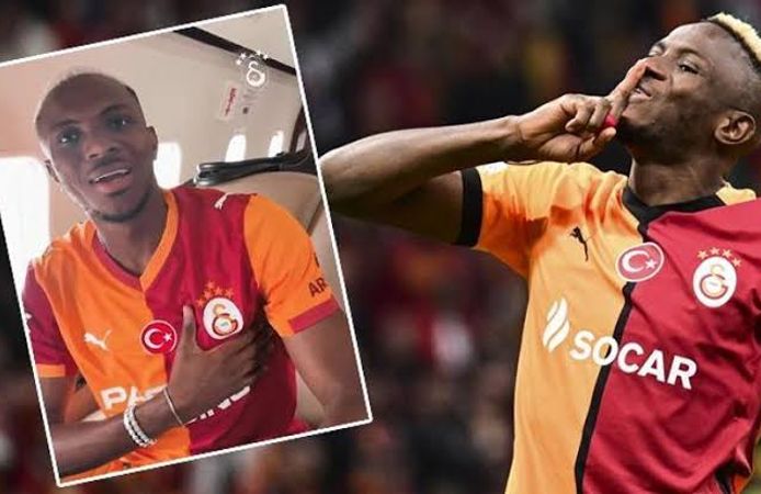 Galatasaray, Osimhen'e kavuştu! İstanbul'a geldi...