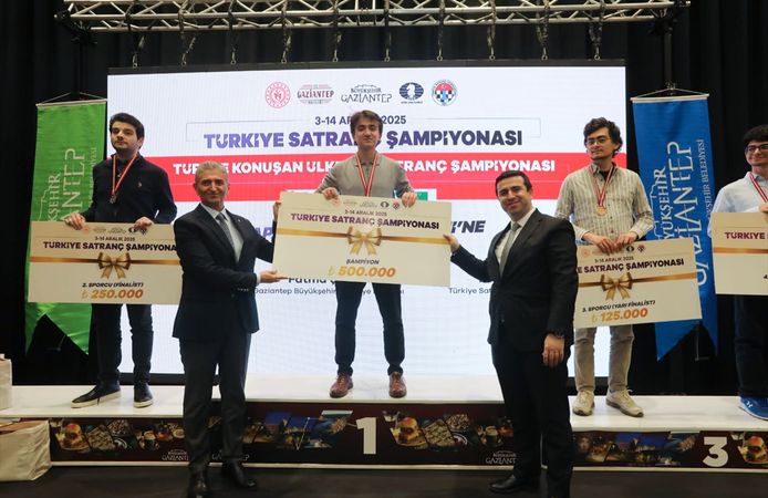 2025 Türkiye Satranç Şampiyonası Gaziantep'te sona erdi