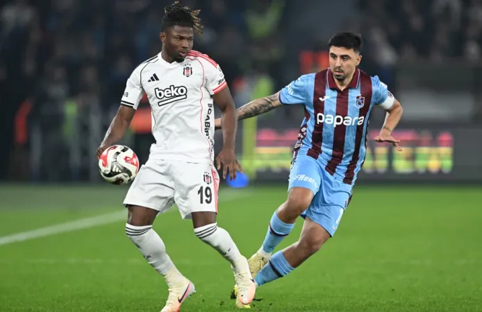 Trabzonspor - Beşiktaş maçında kazanan çıkmadı!
