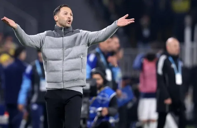 Domenico Tedesco: 'Bu gece yazık oldu. Bu maçı kazanamamak çok üzücü'