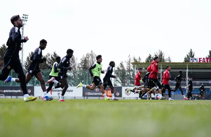 Gaziantep FK, Alanyaspor'a hazırlanıyor