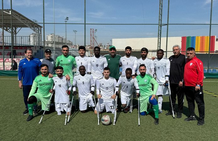 Şahinbey Ampute Futbol Takımı Türkiye Kupası'nda çeyrek finalde