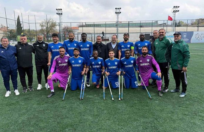 Şahinbey Ampute'den net skor 1-0