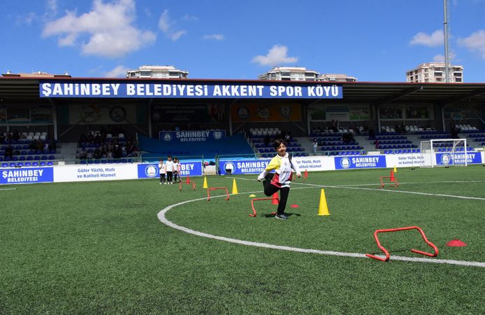 Gaziantep'te Dünya Çocuk Atletizm Günü etkinliği! 200 çocuk sporla buluştu
