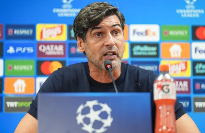 Paulo Fonseca: 'Karşımızda favori olan bir ekip vardı'