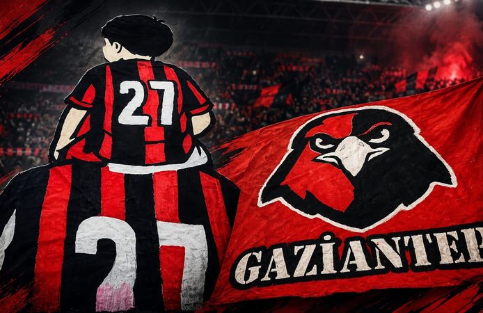 Gaziantep FK taraftarından Çorum FK maçına özel pankart şovu!