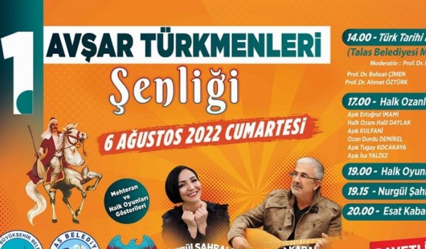 Kayseri'de Avşar Türkmenleri'nin şenlik heyecanı