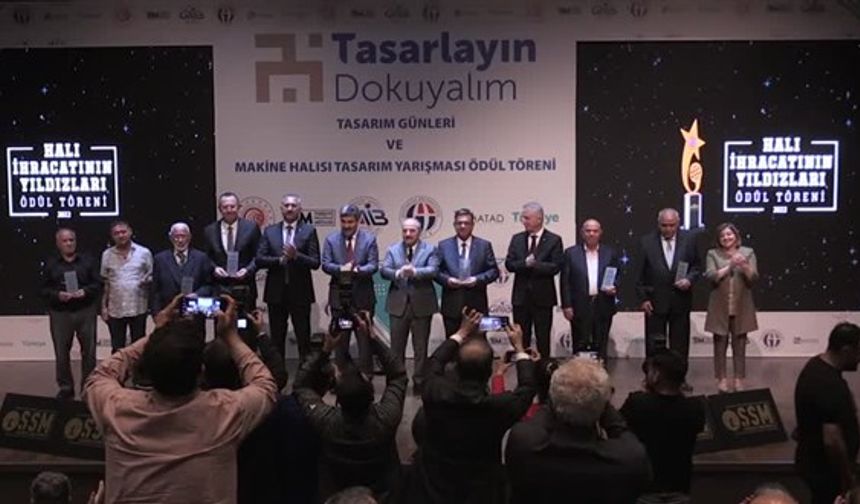 Bakan Varank, Gaziantep'te Halı İhracatının Yıldızları Ödül Töreni'ne katıldı: