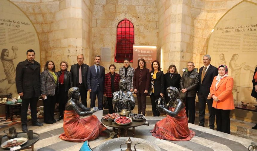 Gaziantep Hamam Kültürü Sergisi Açıldı