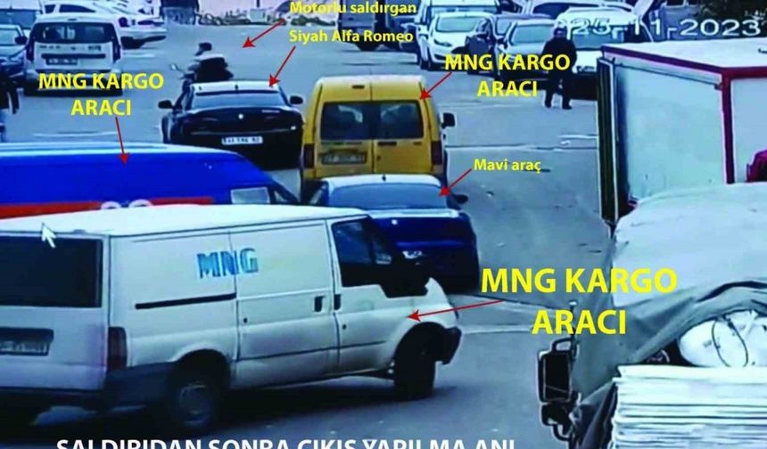 Gaziantep’te kargo çalışanları, müşterinin iş yerini basarak camı çerçeveyi indirdi/VİDEO