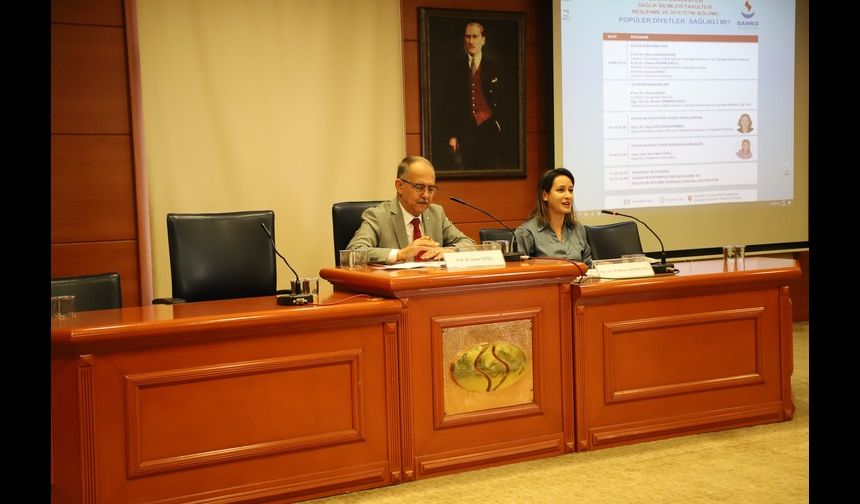 SANKO Üniversitesi’nde “Popüler Diyetler Sağlıklı mı?” başlıklı panel düzenlendi