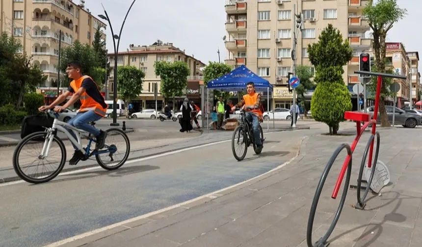 Gaziantep Büyükşehir'de sürdürülebilir ulaşıma pedallı destek