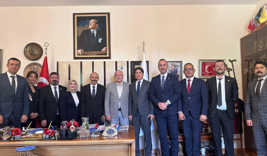 Gaziantep Barosu'ndan Sermet Atay'a ziyaret