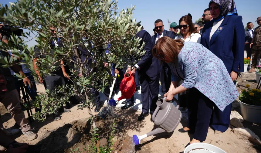 Gaziantep ve Bağdat kardeşliği! Türkiye Bahçesi’ne 5 bin fidan