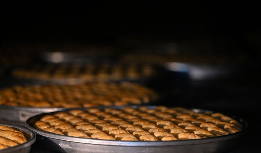 Gaziantepli baklavacılarda bayram telaşı başladı