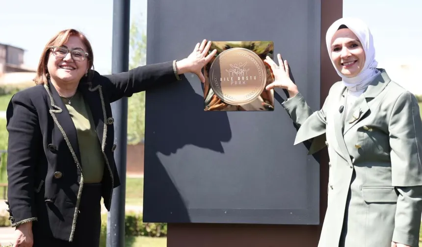 Türkiye'de ilk "Aile Dostu Park" ünvanı Gaziantep Galle Park Millet Bahçesi'ne verildi