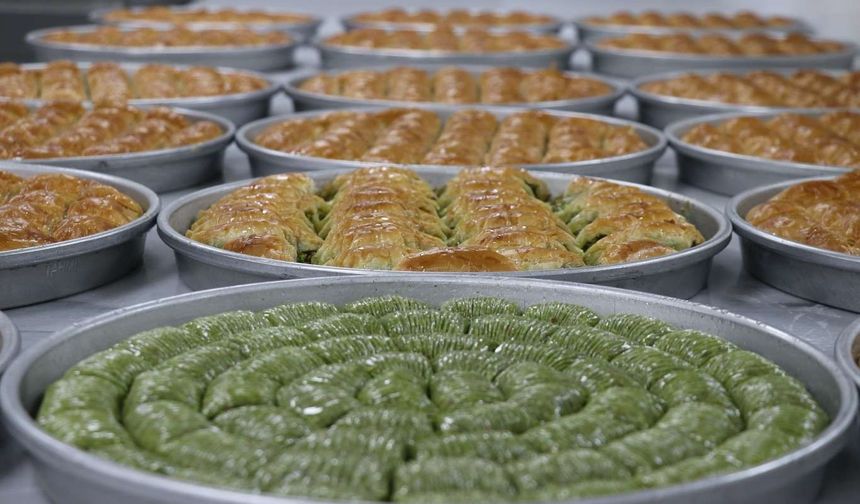 Gaziantep bayramda 40 ton baklava tüketti!