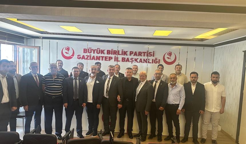 BBP Gaziantep İl Başkanlığı'nda bayram hareketliliği