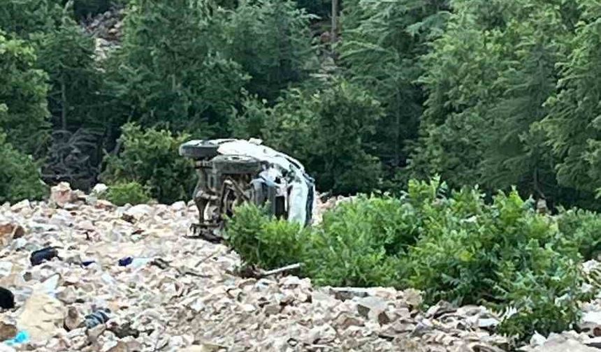 Gaziantep’te yayla yolunda feci kaza: 3 ölü, 1 yaralı