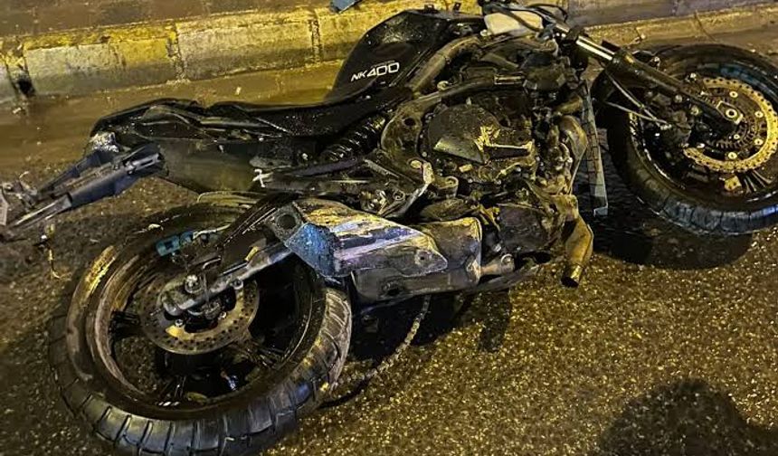 Gaziantep'te 2 motosiklet çarpıştı! Yaralılar var...
