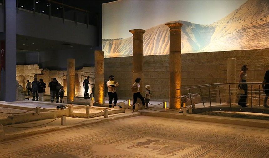 Zeugma Mozaik Müzesi'nde Kurban Bayramı hareketliliği