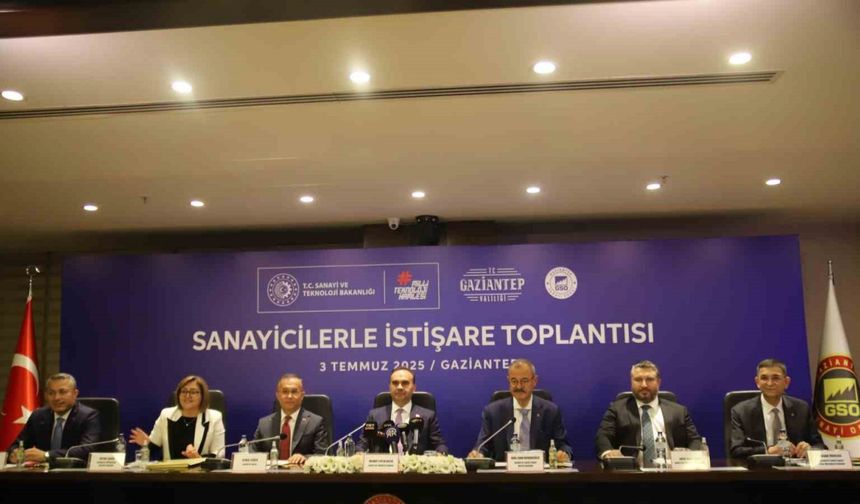 Sanayi ve Teknoloji Bakanı Kacır'dan Gaziantep'te önemli açıklamalar