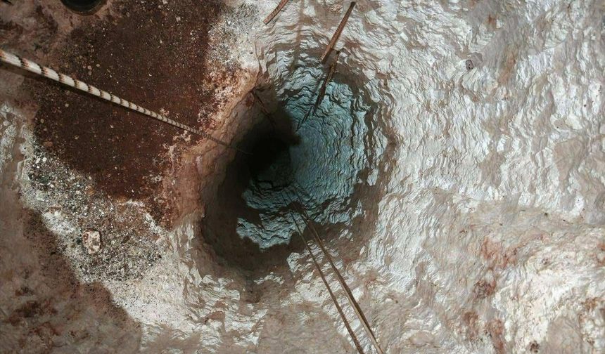 Gaziantep'te jandarma kaçak kazı yapan kişiyi yakaladı