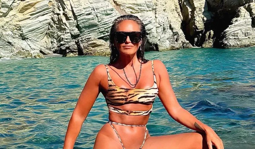 Eda Taşpınar sevgilisi ve kızlarıyla tatilde! Yunanistan'dan kareler var