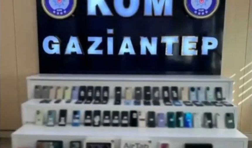 Gaziantep’te cep telefonu kaçakçılarına dev operasyon: 8 gözaltı