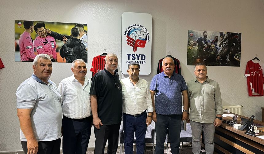 Başkan Gözegir ve ekibinden TSYD Gaziantep Şubesi'ne ziyaret