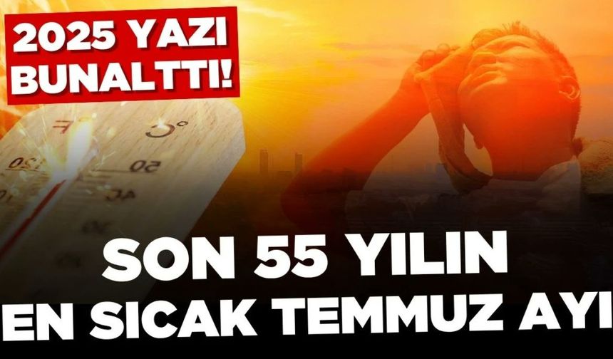Türkiye'de son 55 yılın en sıcak temmuz ayı yaşandı