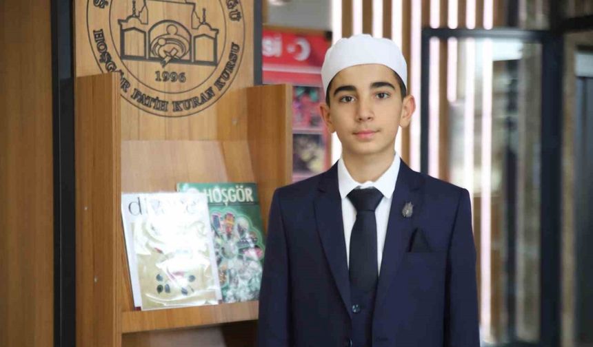 Gaziantepli hafız Dünya Hafızlık Yarışması’nda Türkiye’yi temsil edecek