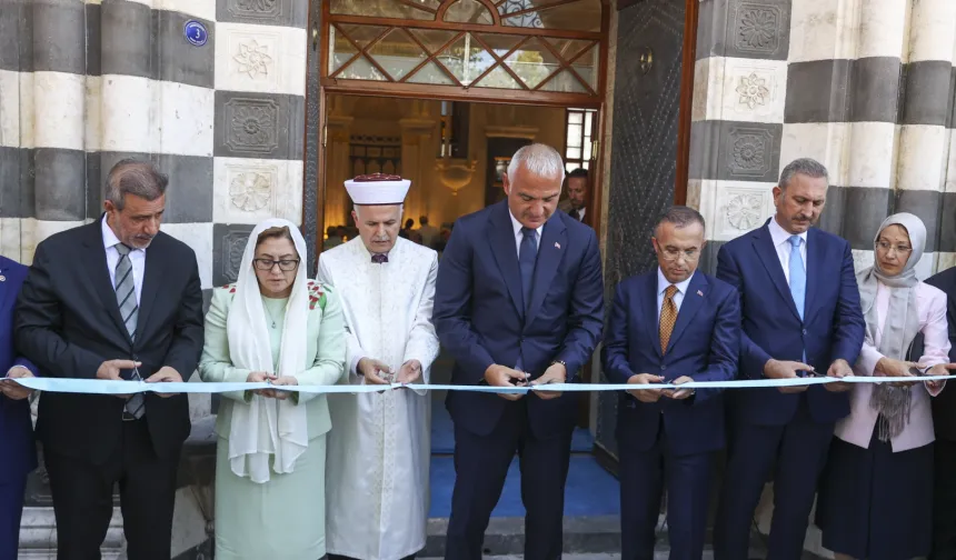 Kültür ve Turizm Bakanı Ersoy Gaziantep'te restorasyonu tamamlanan eserlerin açılışında konuştu: